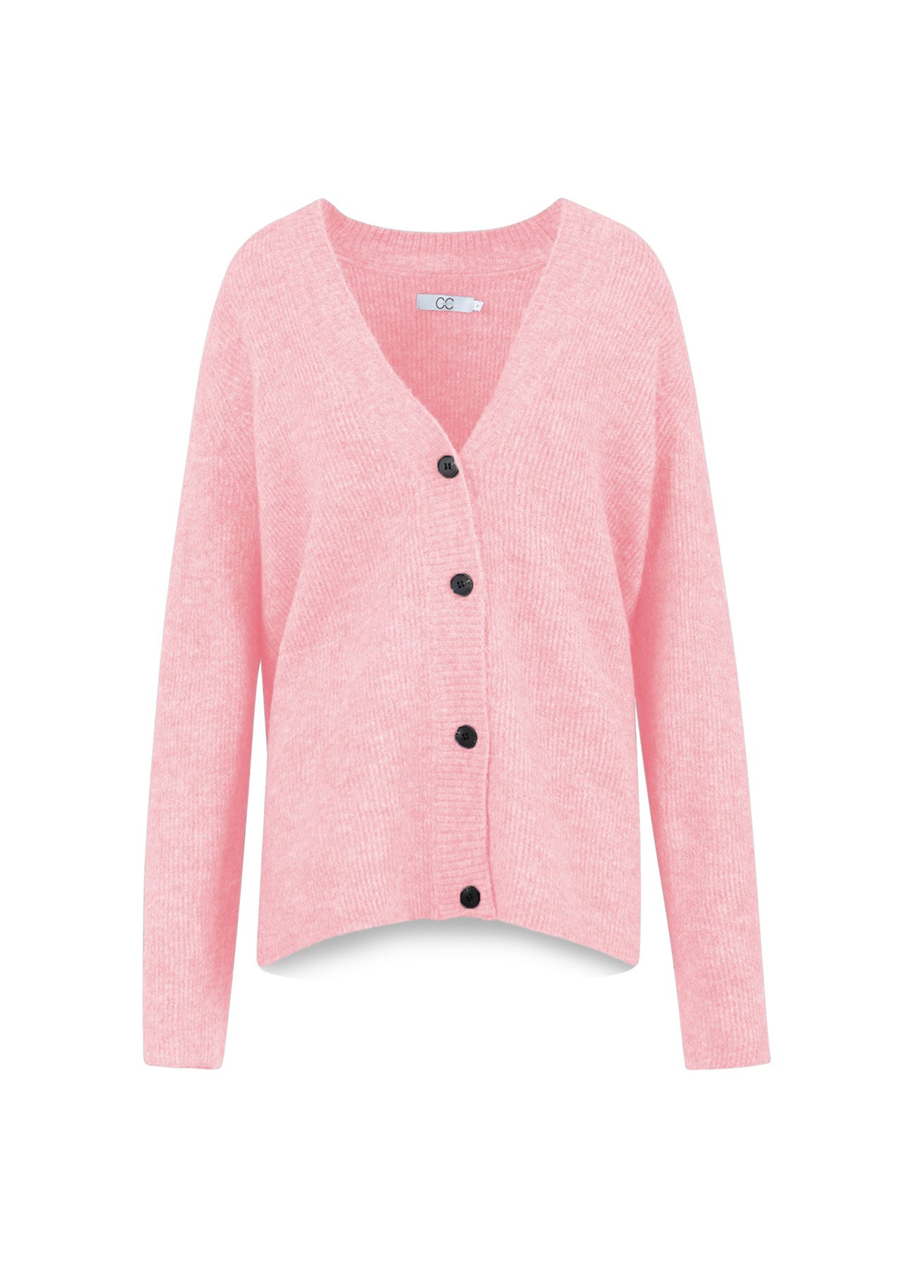 CC Heart CC HEART EMMA V-RINGAD KOFTA Knitwear Winter Rose - 649