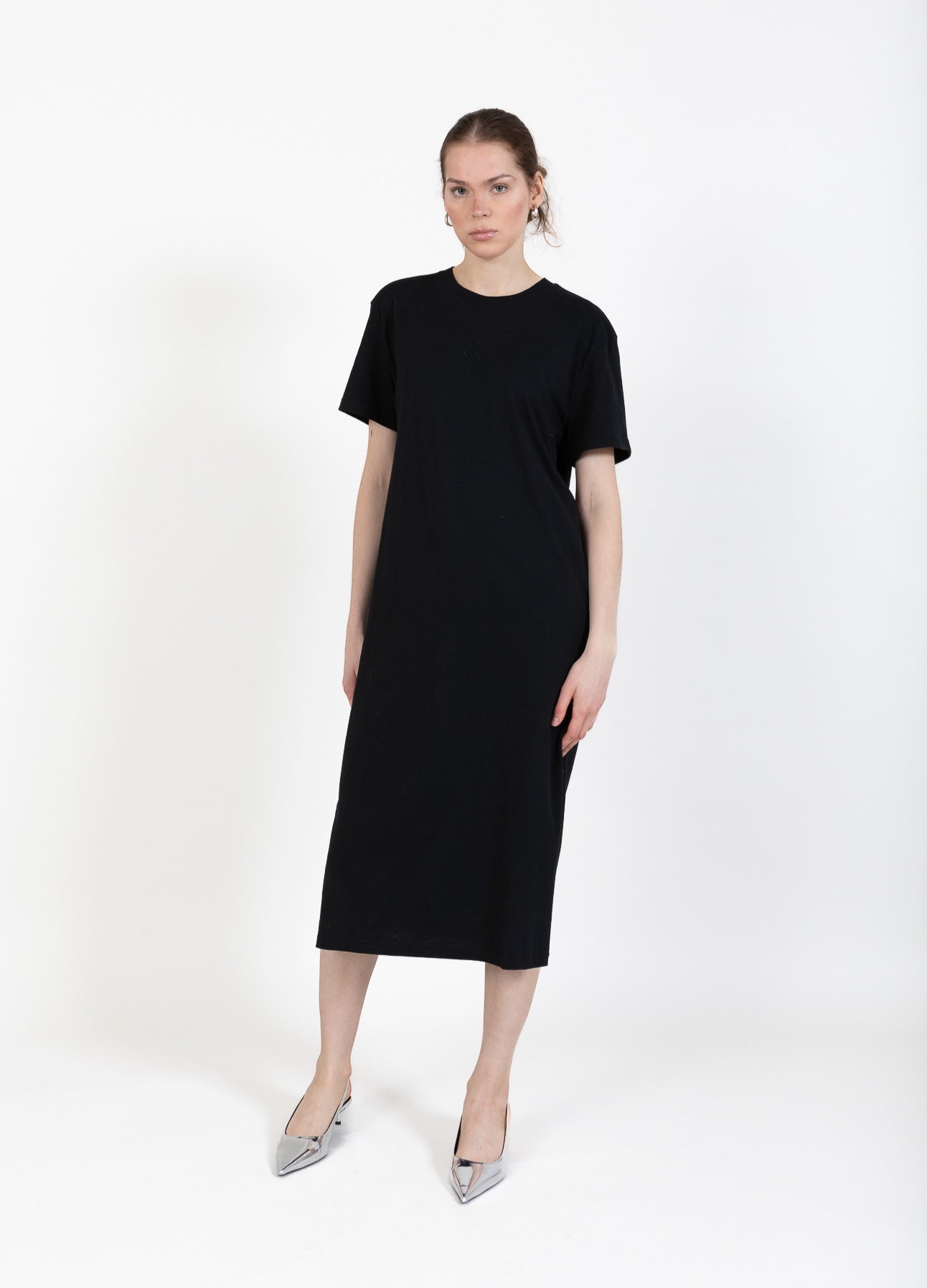 CC Heart CC HEART LOGO T-SHIRT KLÄNNING Dress Black - 100