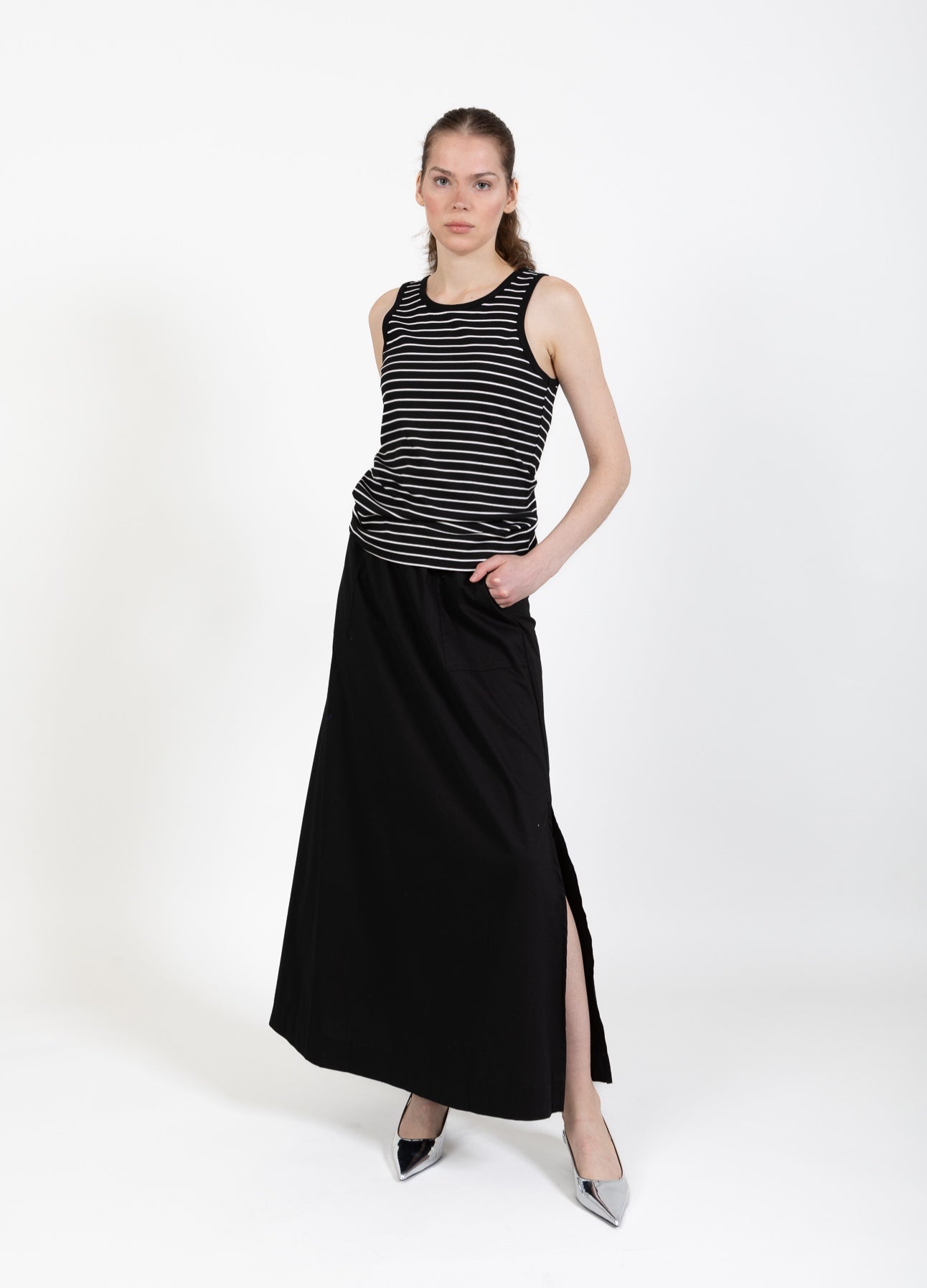 CC Heart CC HEART PHOEBE MAXI KJOL Skirt Black - 100