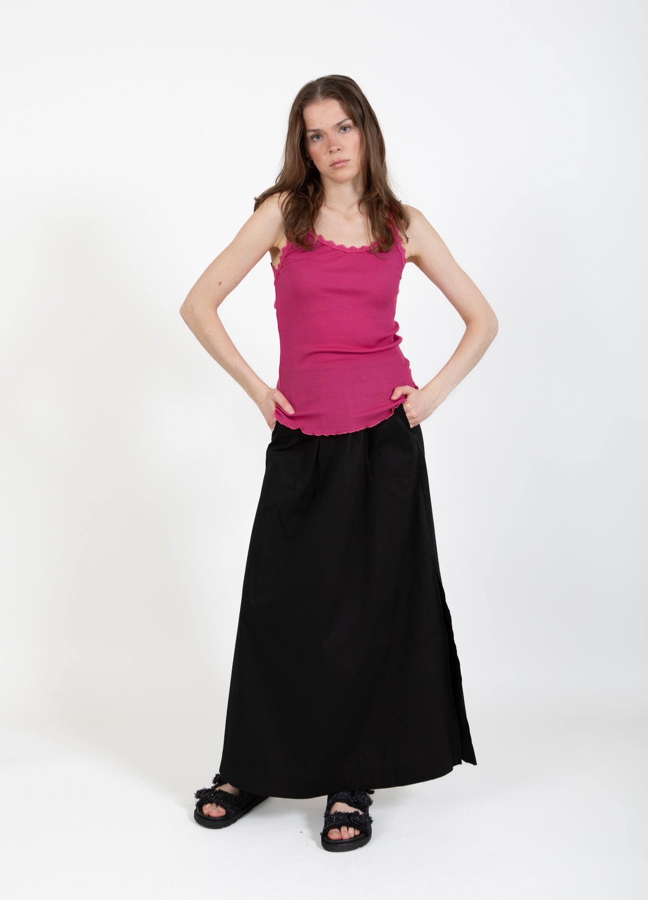 CC Heart CC HEART SIDEN-TOP MED SPETS Top - Short sleeve Berry - 693
