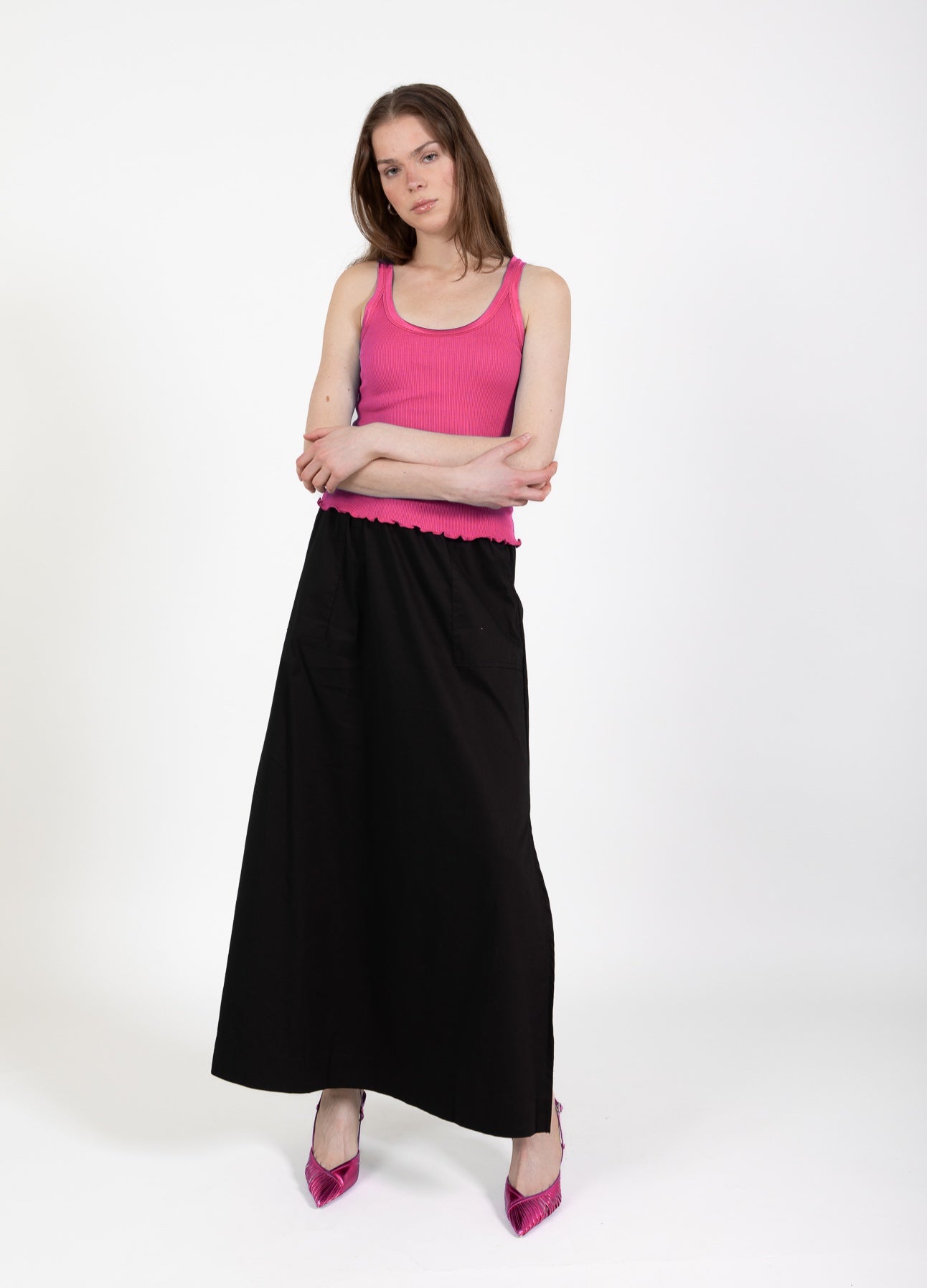CC Heart CC HEART SILK-TOP Top - Short sleeve Berry - 693