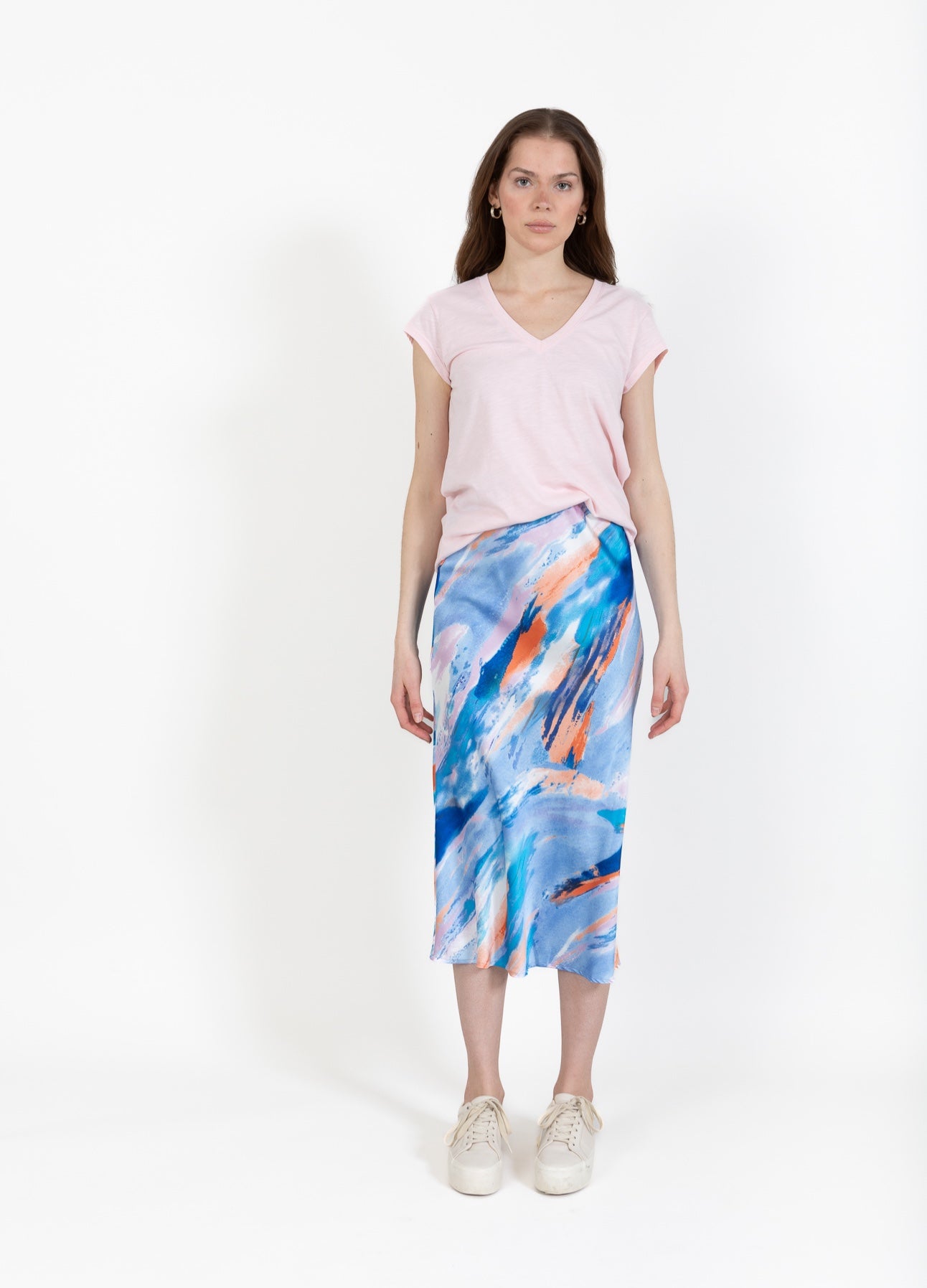 CC Heart CC HEART SKYLER SATINROCK Skirt Tiedye print - 976