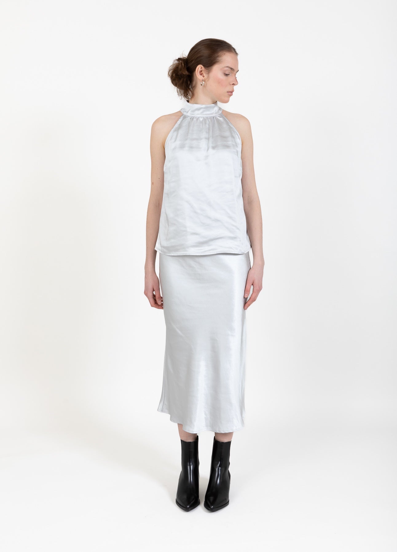 CC Heart CC HEART SKYLER SATEEN ROCK Skirt Light grey - 147