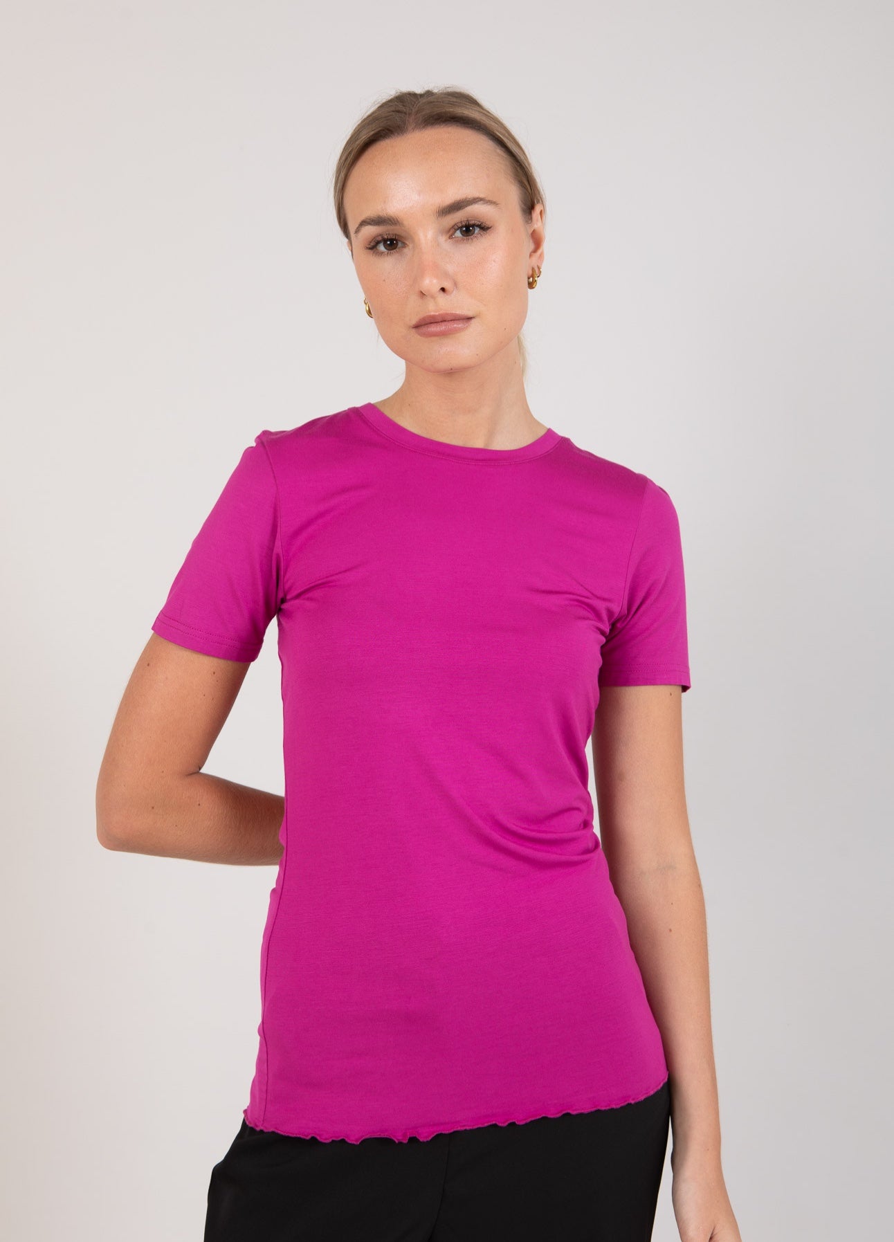 CC Heart CC HEART SOFIA KORTÄRMAD BLUS Shirt/Blouse Berry - 693