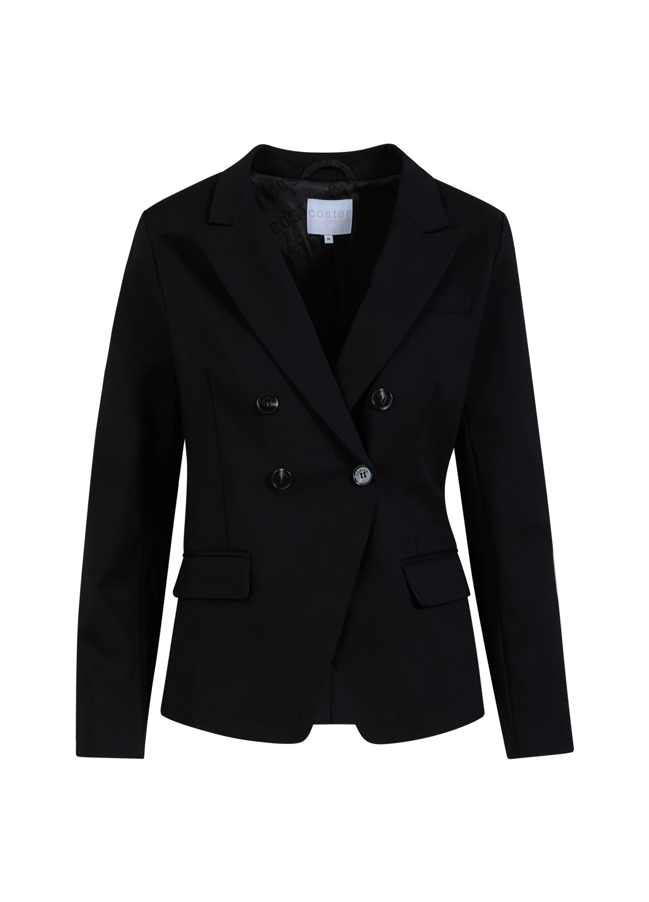 Coster Copenhagen DUBBELRADIG BLAZER MED PRAKTISKA DETALJER Blazer Black - 100