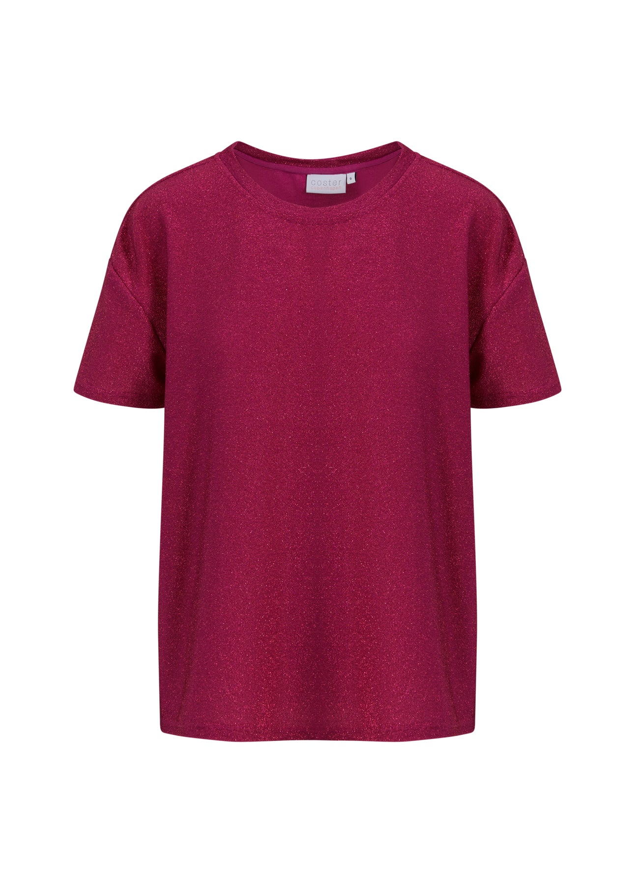 Coster Copenhagen   GLITTER T-SHIRT Top - Short sleeve Pink shimmer - 628