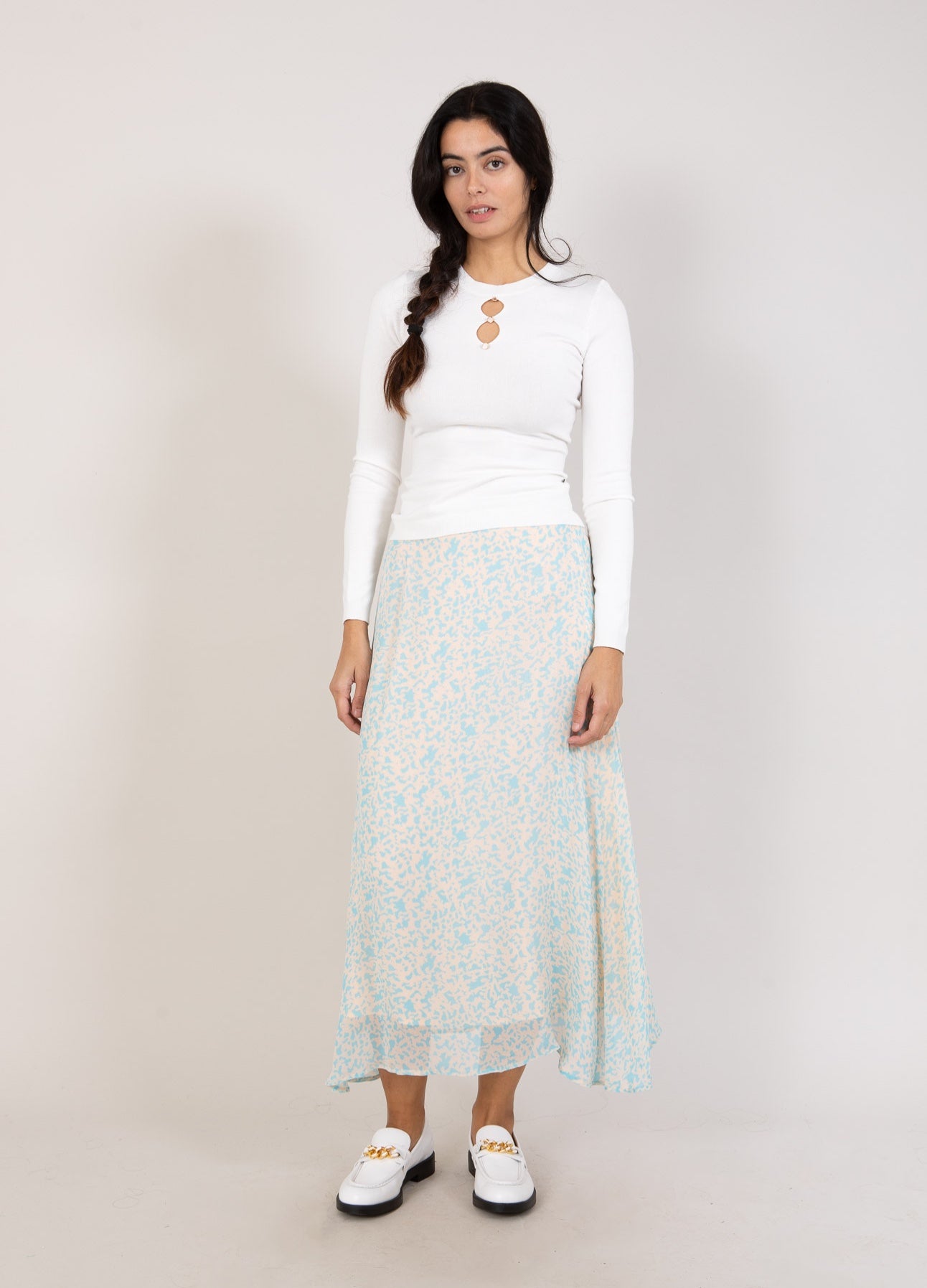 Coster Copenhagen KJOL I LEO SPLASH TRYCK Skirt Leo splash print - 908
