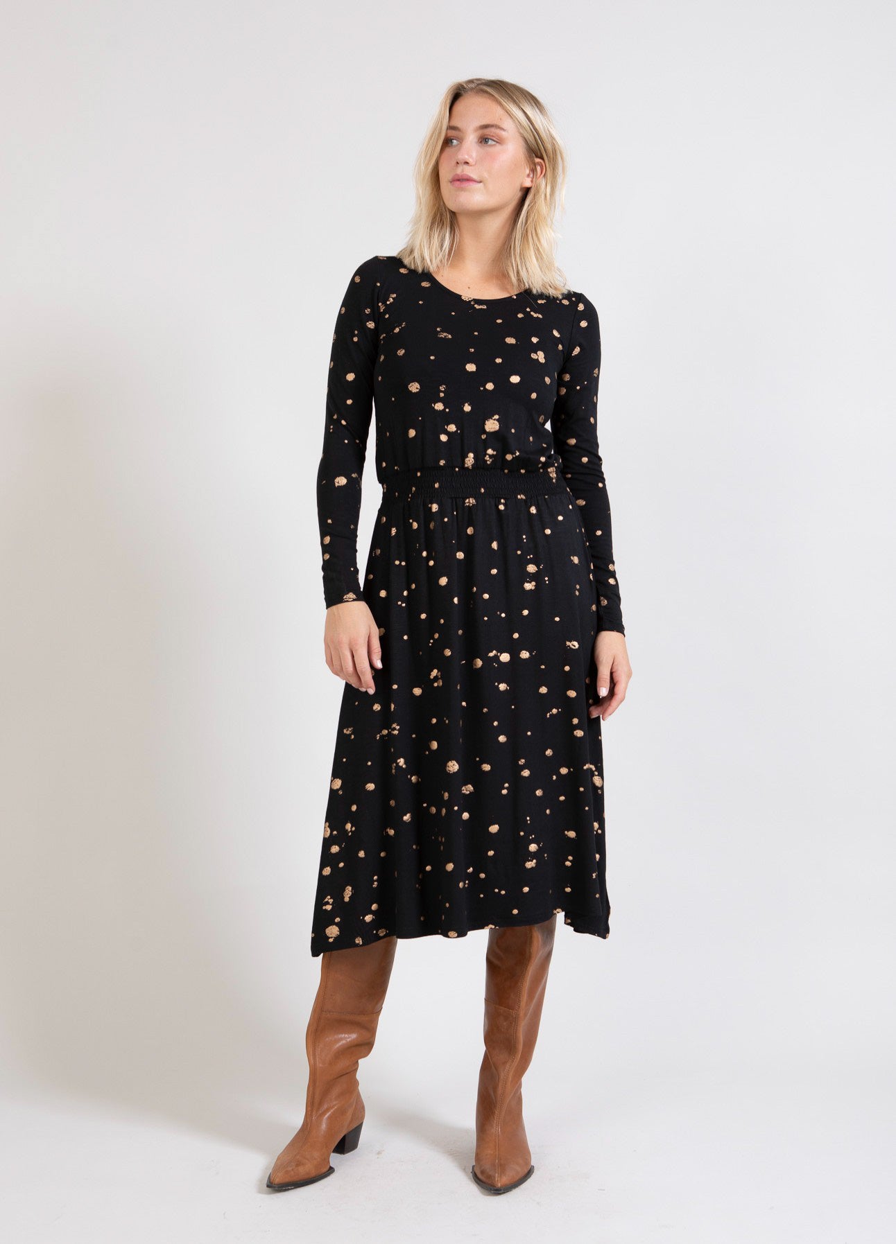 Coster Copenhagen  KLÄNNING M. FOLIETRYCK Dress Foil print - 937