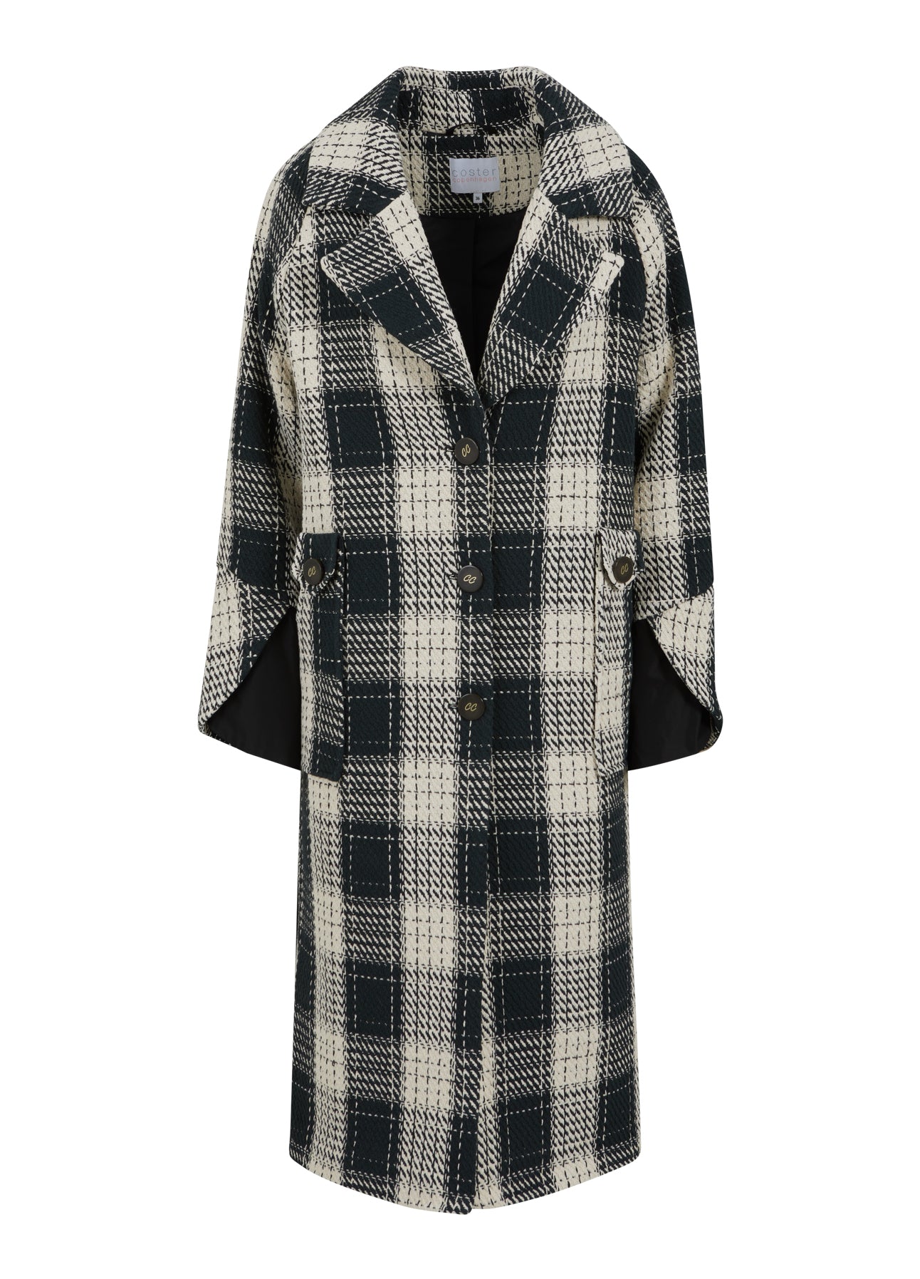 Coster Copenhagen  SCHAKRUTIG KAPPA Outerwear Check mix - 173