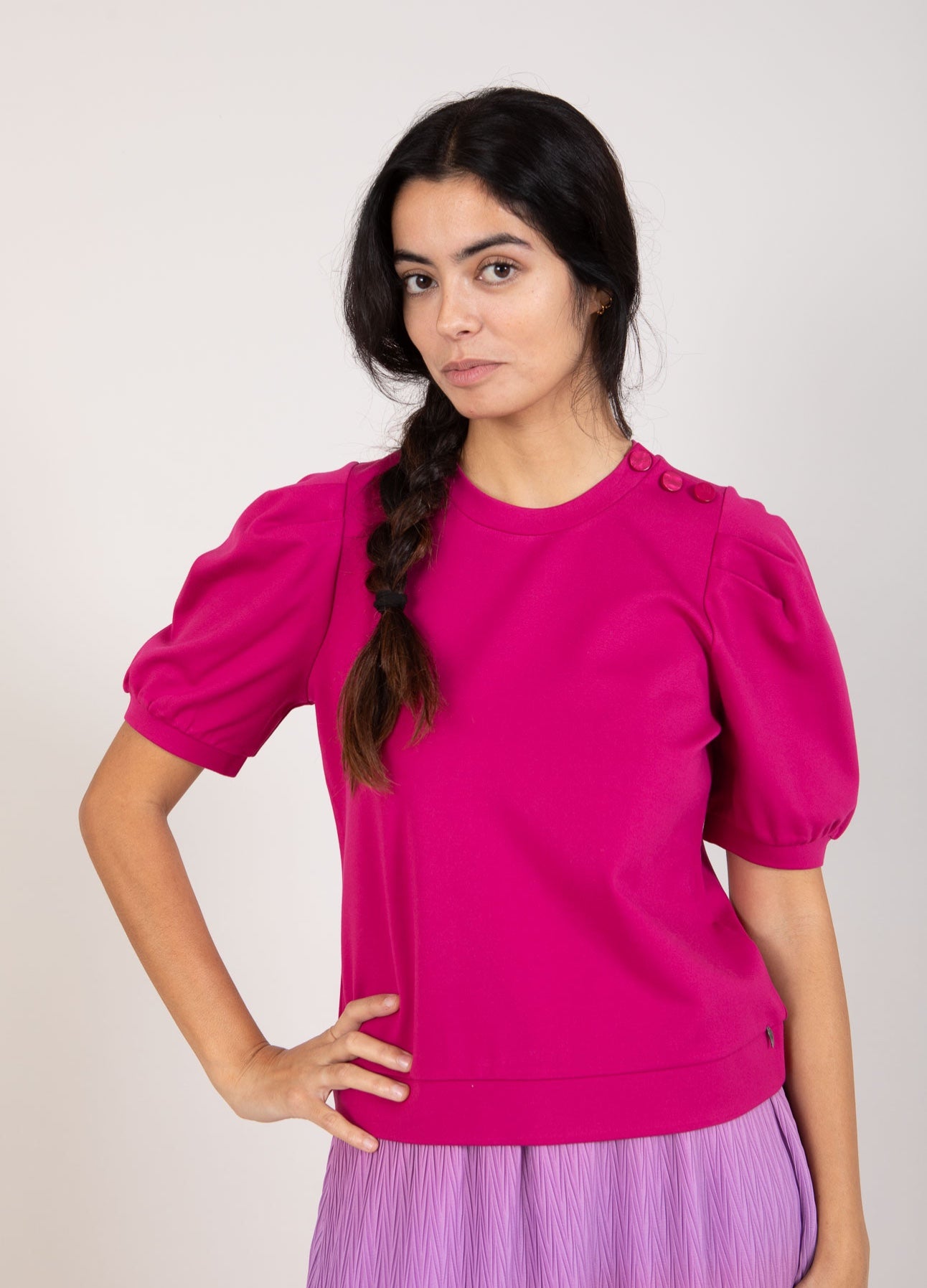 Coster Copenhagen SWEAT SHIRT MED VÄCK Shirt/Blouse Berry - 693
