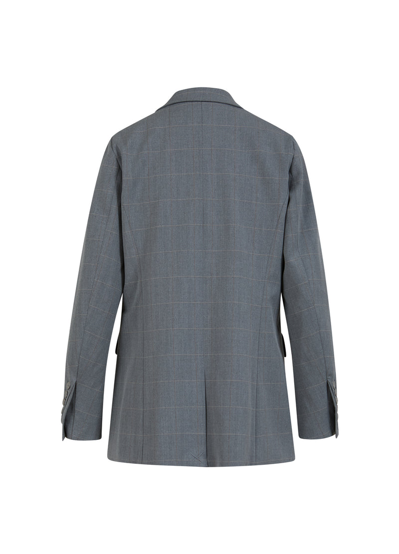 Coster Copenhagen AVSLAPPNAD BLAZER Blazer Light grey check - 160