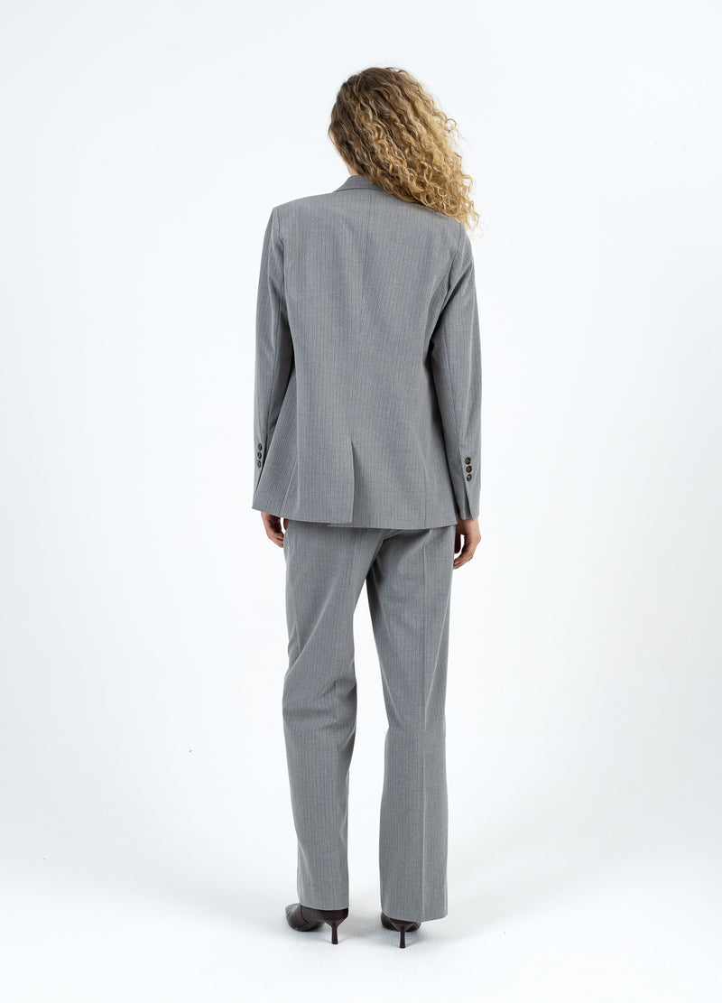 Coster Copenhagen AVSLAPPNAD BLAZER Blazer Mist grey pin stripe - 175