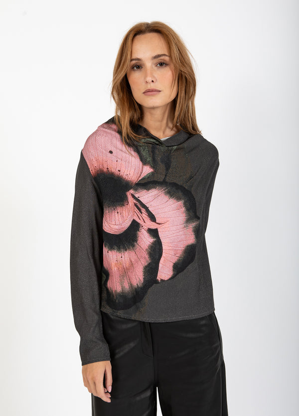 Coster Copenhagen BLOMTRYCK BLOUS PÅ FOTO Shirt/Blouse Photo flower print - 947