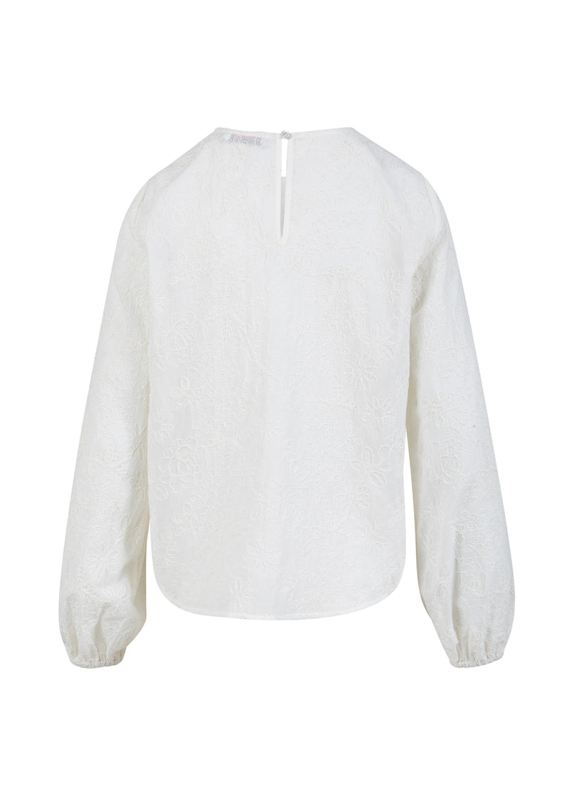 Coster Copenhagen BLUS MED BALLONGÄRMAR Shirt/Blouse White - 200