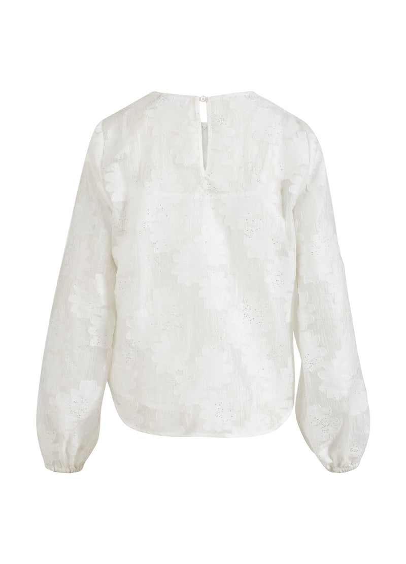 Coster Copenhagen BLUS MED BALLONGÄRMAR Shirt/Blouse White - 200