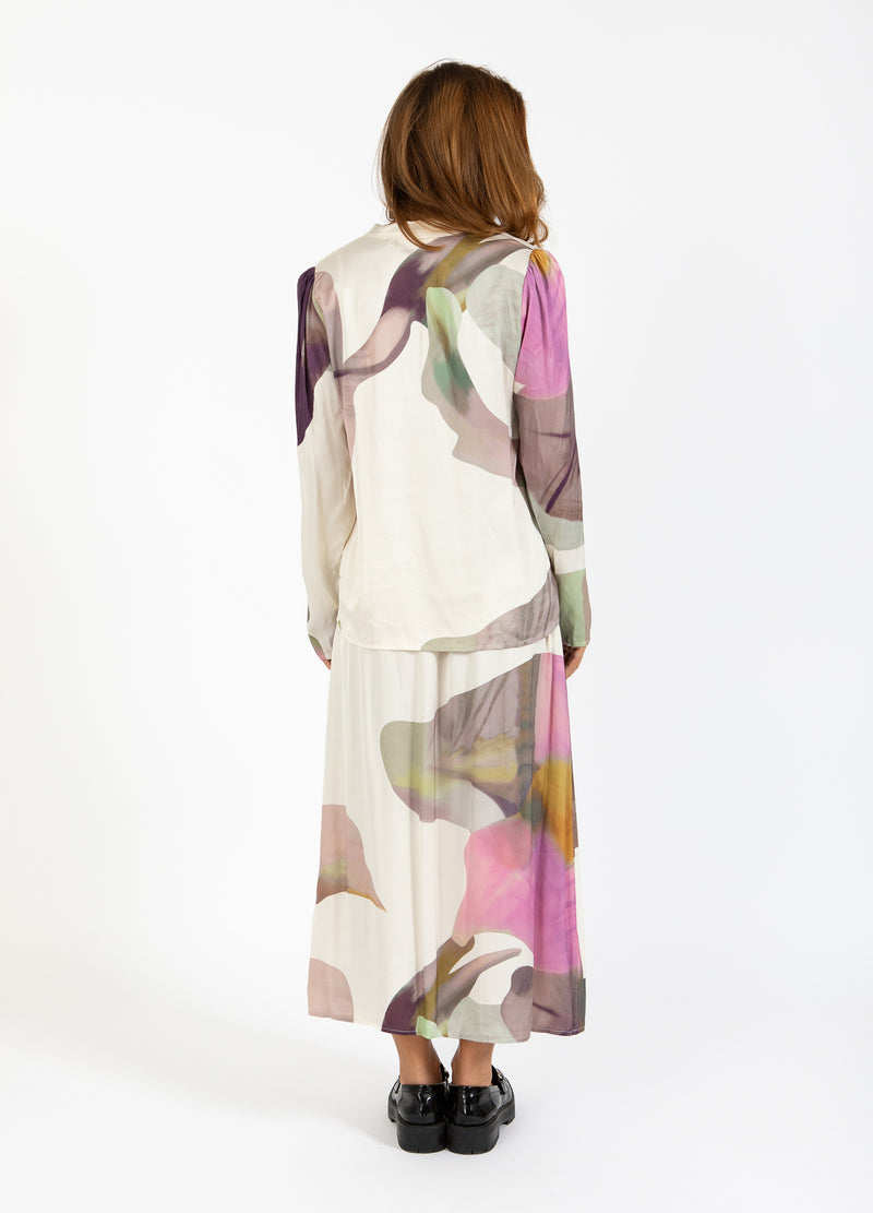 Coster Copenhagen BLUS MED FLYTANDE BLOMMÖNSTER Shirt/Blouse Liquid flower print - 926