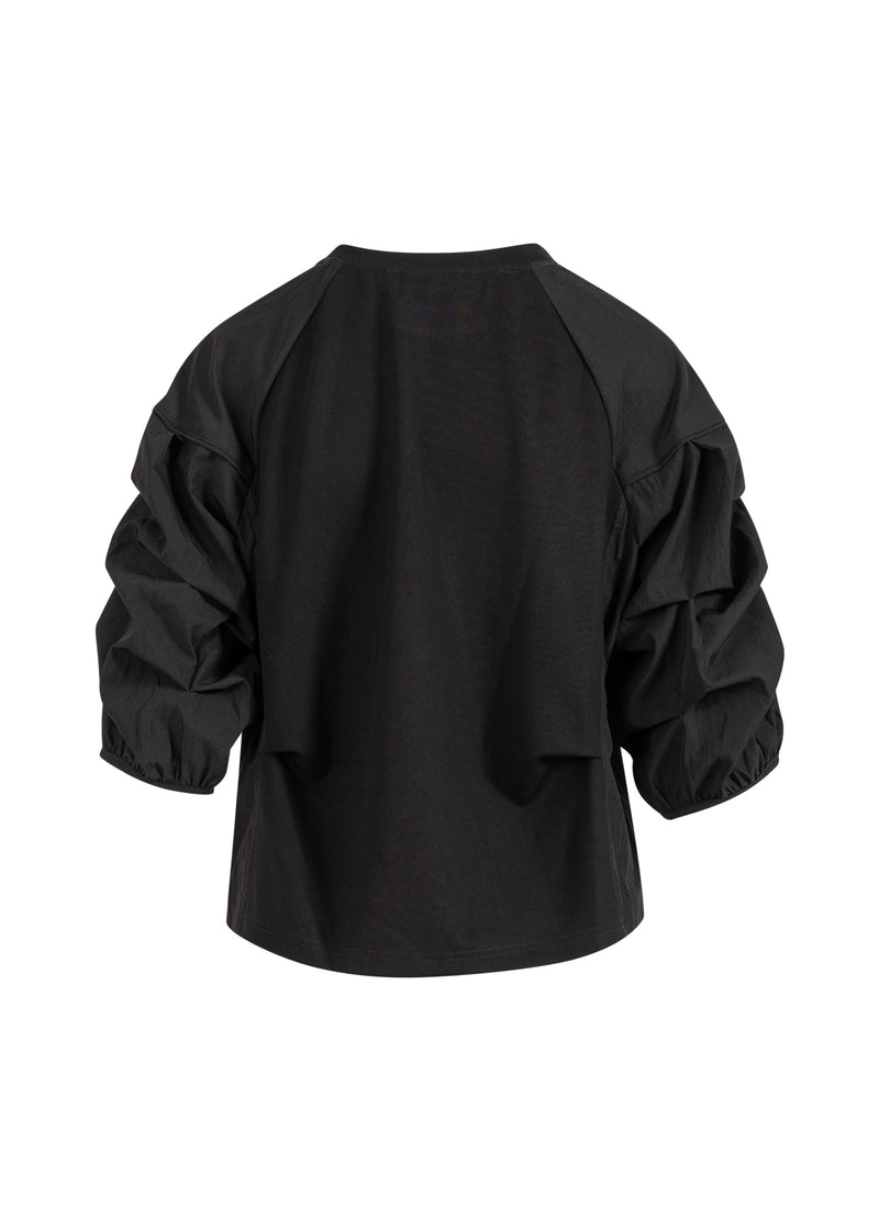 Coster Copenhagen BLUS MED PUFFÄRM Shirt/Blouse Black - 100