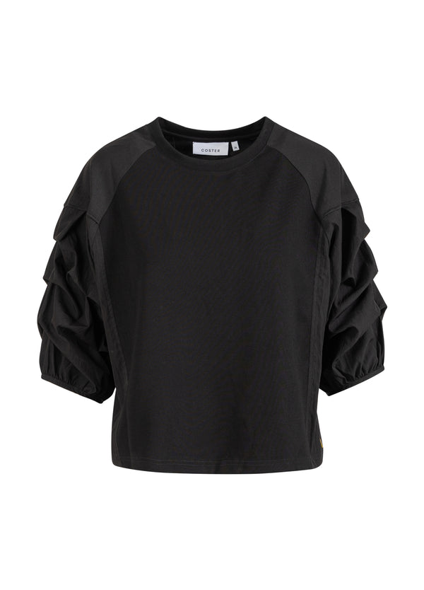 Coster Copenhagen BLUS MED PUFFÄRM Shirt/Blouse Black - 100