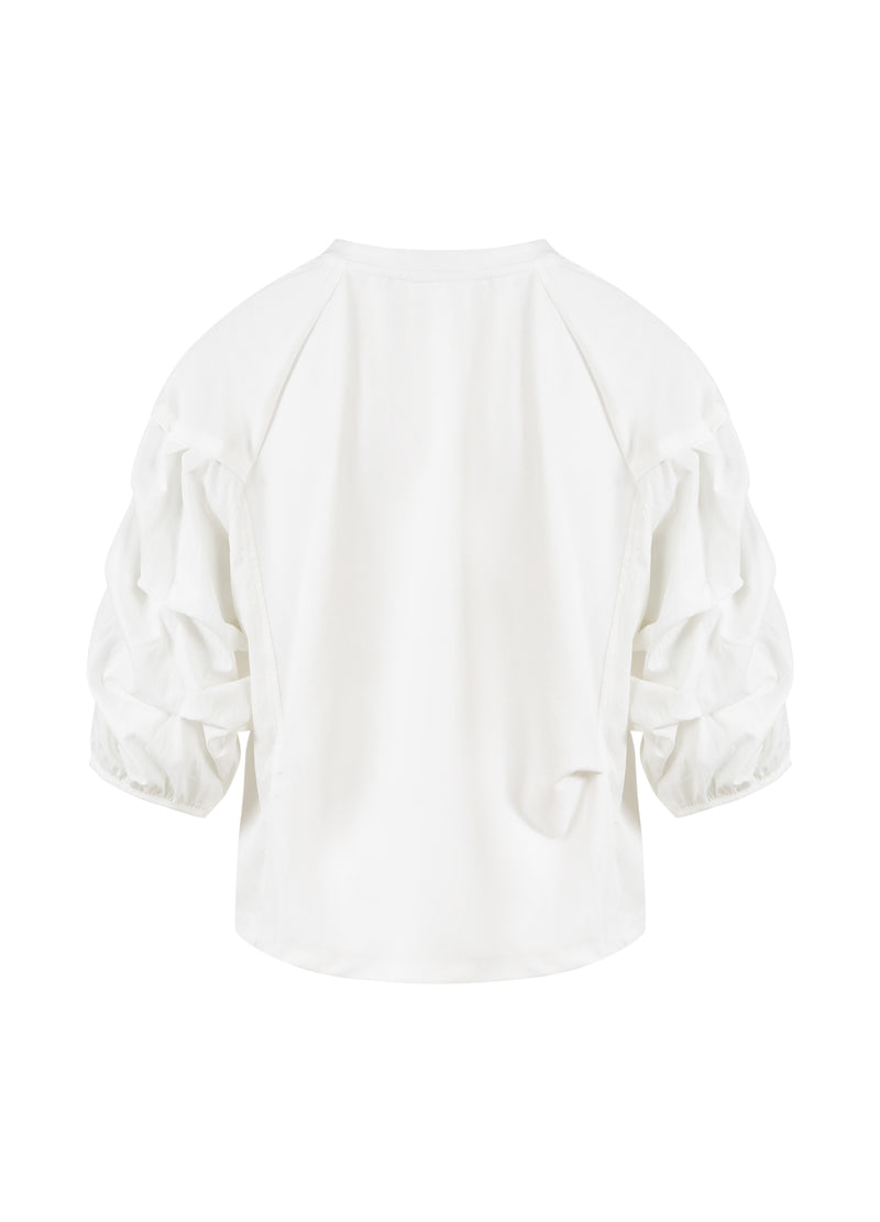 Coster Copenhagen BLUS MED PUFFÄRM Shirt/Blouse Off-white - 202