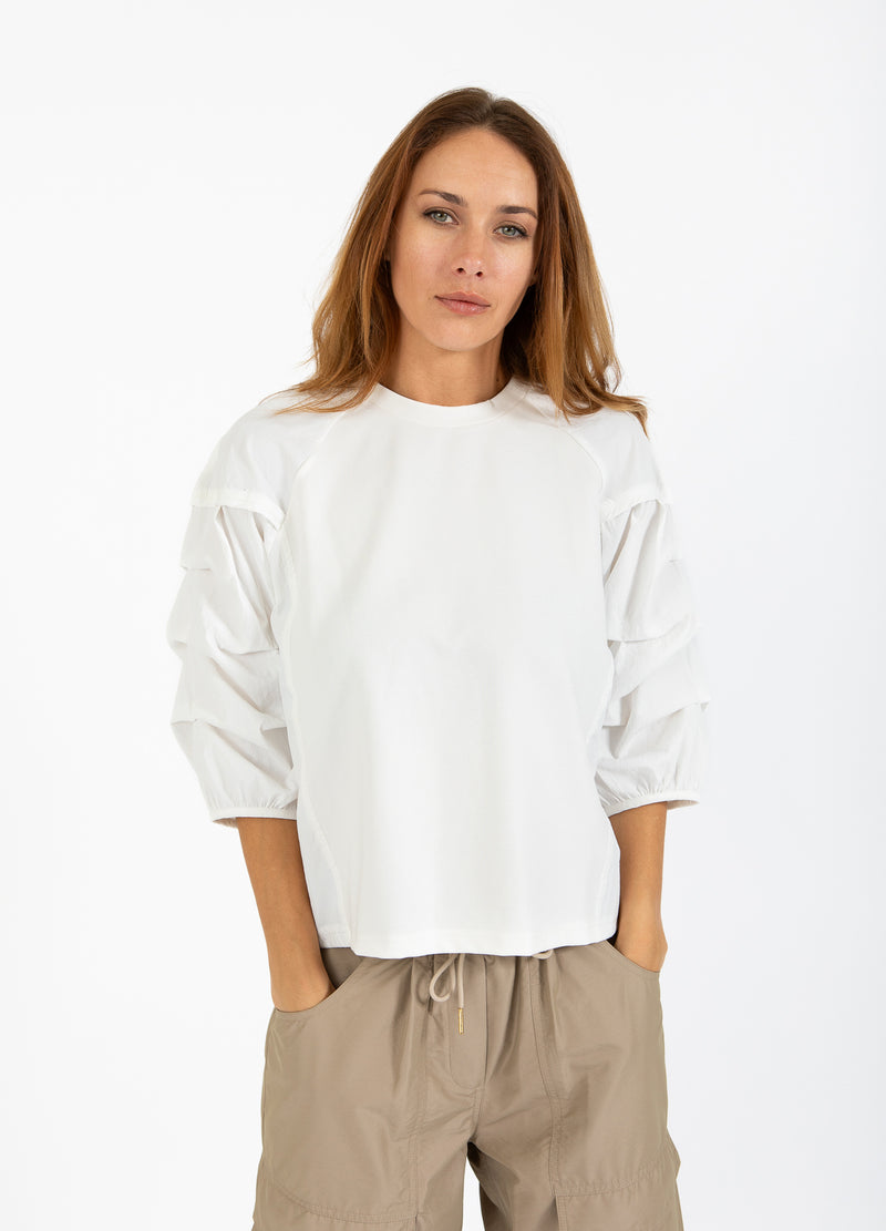 Coster Copenhagen BLUS MED PUFFÄRM Shirt/Blouse Off-white - 202