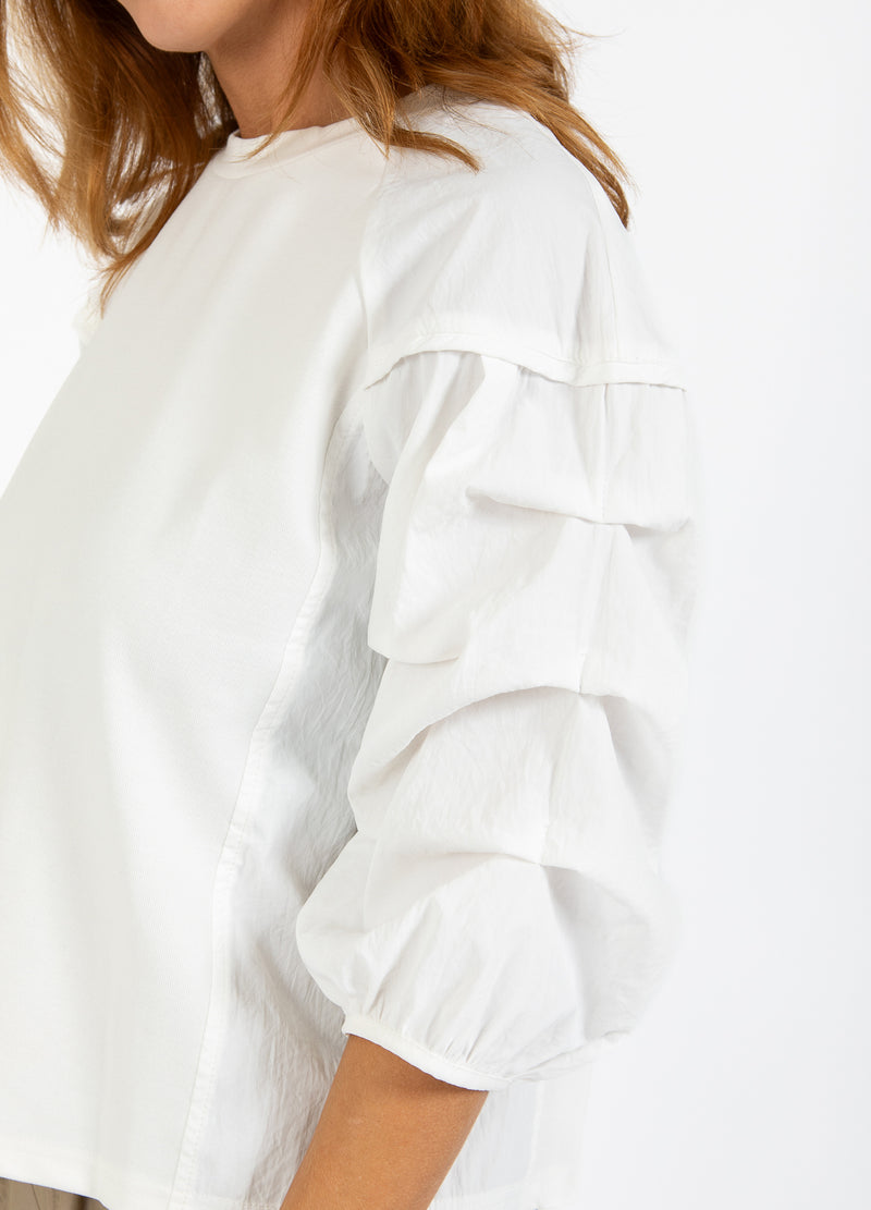 Coster Copenhagen BLUS MED PUFFÄRM Shirt/Blouse Off-white - 202