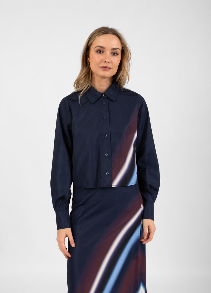 Coster Copenhagen BOXY SKJORTA MED RAY-TRYCK Shirt/Blouse Ray print - 920