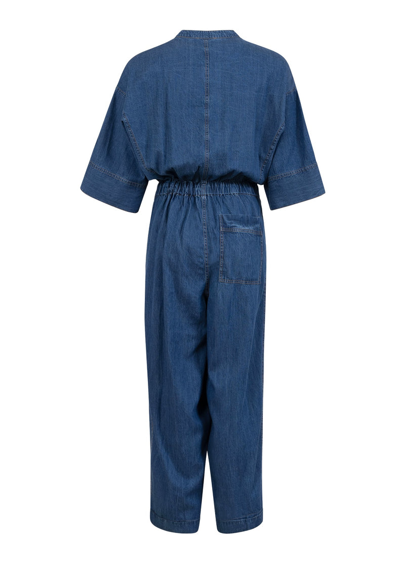 Coster Copenhagen BYXDRESS MED BÄLTE Dress Blue denim - 596