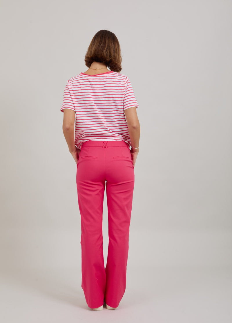 Coster Copenhagen BYXOR M. BOOTCUT - LUCIA FIT Pants Intense pink - 659