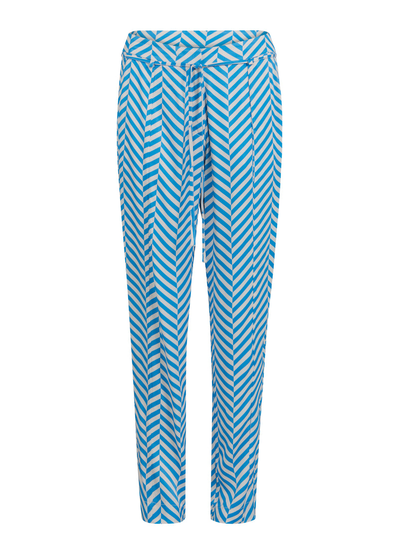 Coster Copenhagen BYXOR M. FISKBENSMÖNSTER - STELLA FIT Pants Heringbone print - 918