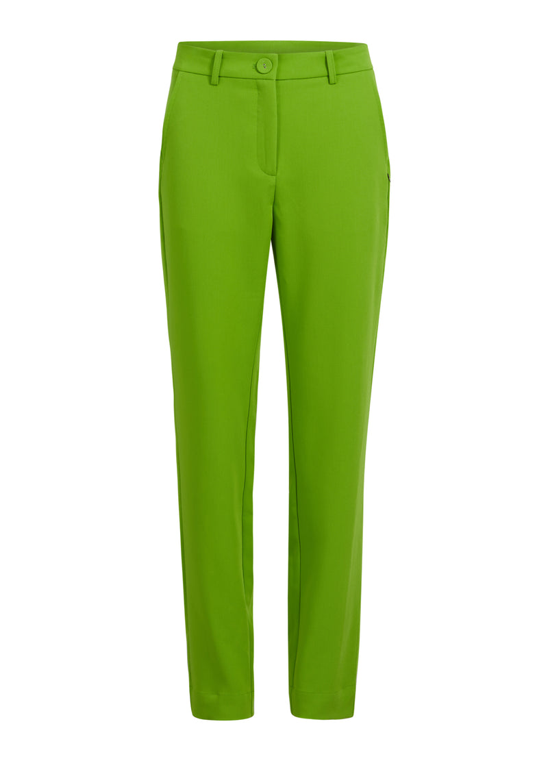 Coster Copenhagen  BYXOR M. VANLIGA BEN - STELLA-PASSFORM Pants Flashy green - 459