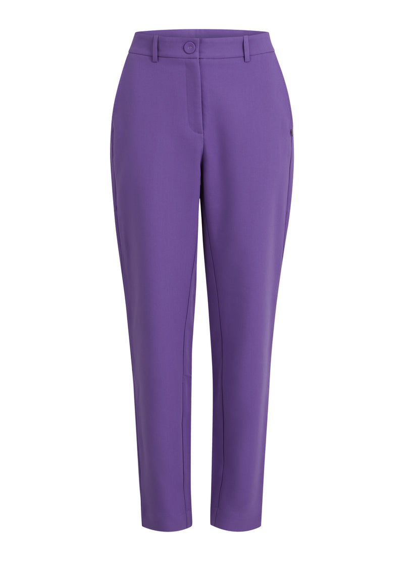 Coster Copenhagen  BYXOR M. VANLIGA BEN - STELLA-PASSFORM Pants Warm purple - 846