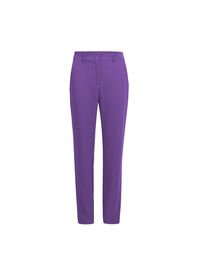 Coster Copenhagen  BYXOR M. VANLIGA BEN - STELLA-PASSFORM Pants Warm purple - 846