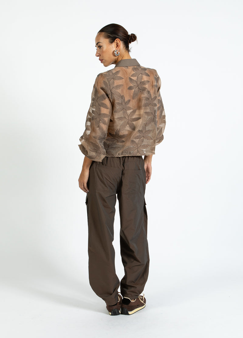 Coster Copenhagen CARGOBYXA - SILLE FIT Pants Warm brown - 367
