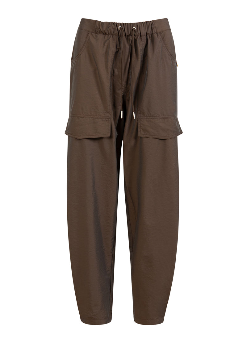 Coster Copenhagen CARGOBYXA - SILLE FIT Pants Warm brown - 367