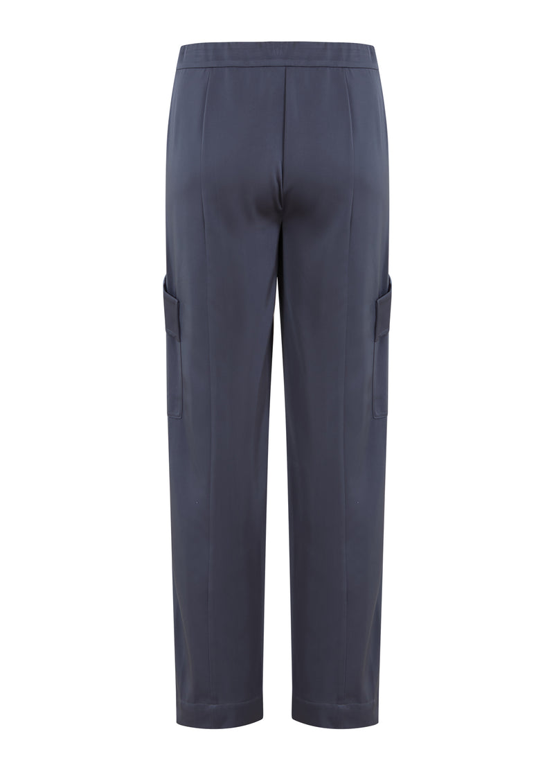 Coster Copenhagen CARGOBYXOR I SATIN - PETRA PASSFORM Pants Dark grey - 158