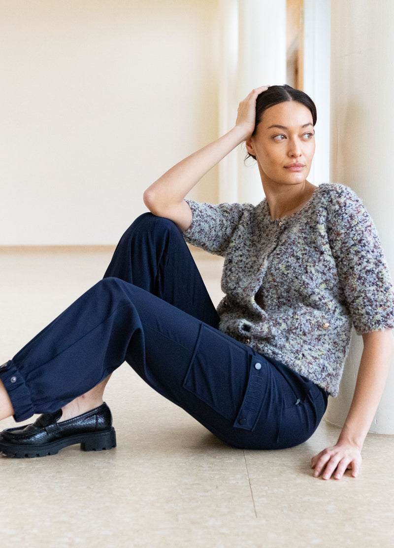 Coster Copenhagen CARGOBYXOR I SATIN - PETRA PASSFORM Pants Dark grey - 158
