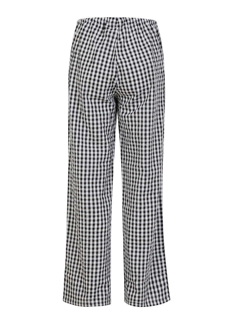 CC Heart CC HEART ALENA DRA PÅ BYXOR Pants Black/white check - 146