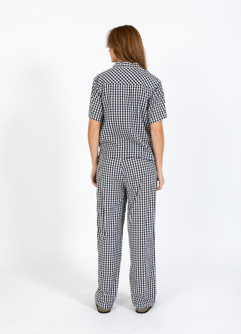 CC Heart CC HEART ALENA DRA PÅ BYXOR Pants Black/white check - 146