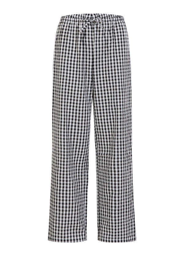 CC Heart CC HEART ALENA DRA PÅ BYXOR Pants Black/white check - 146