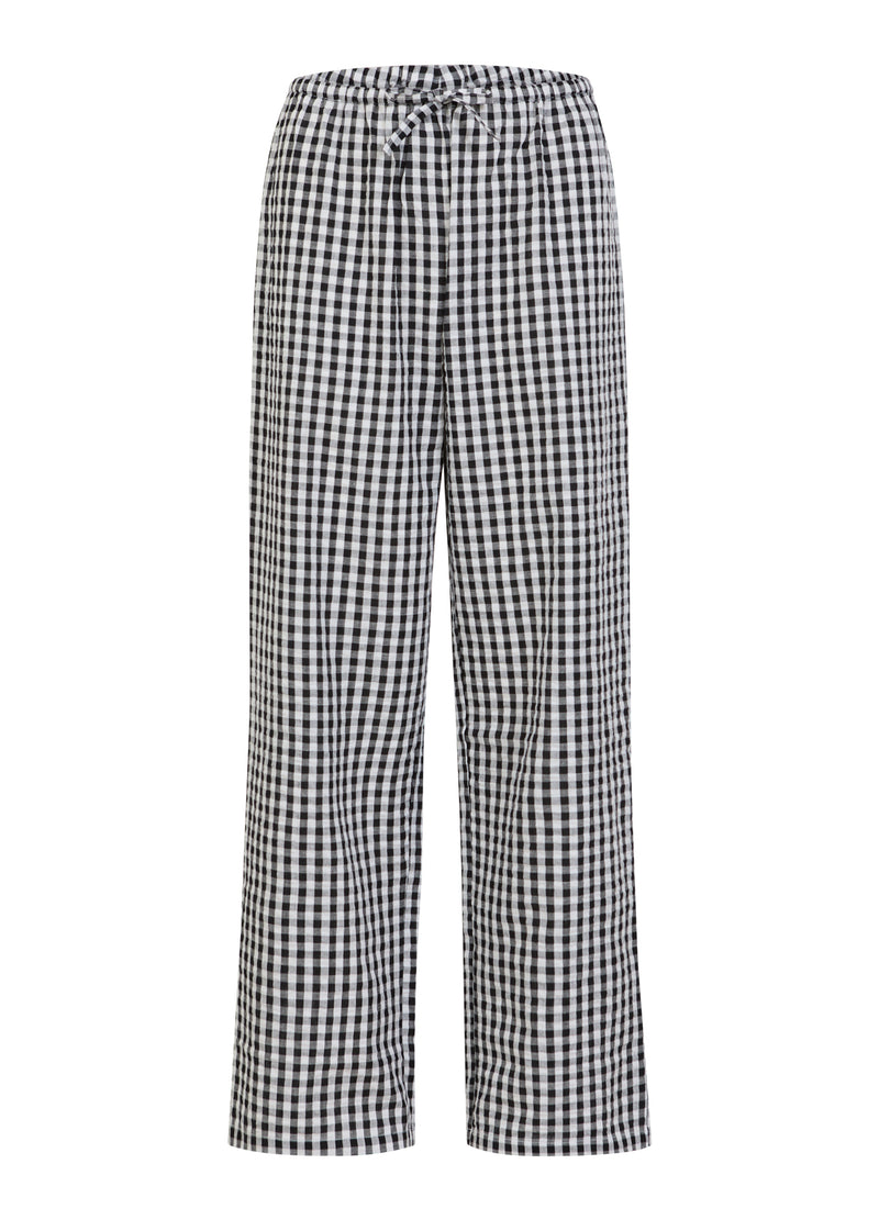 CC Heart CC HEART ALENA DRA PÅ BYXOR Pants Black/white check - 146