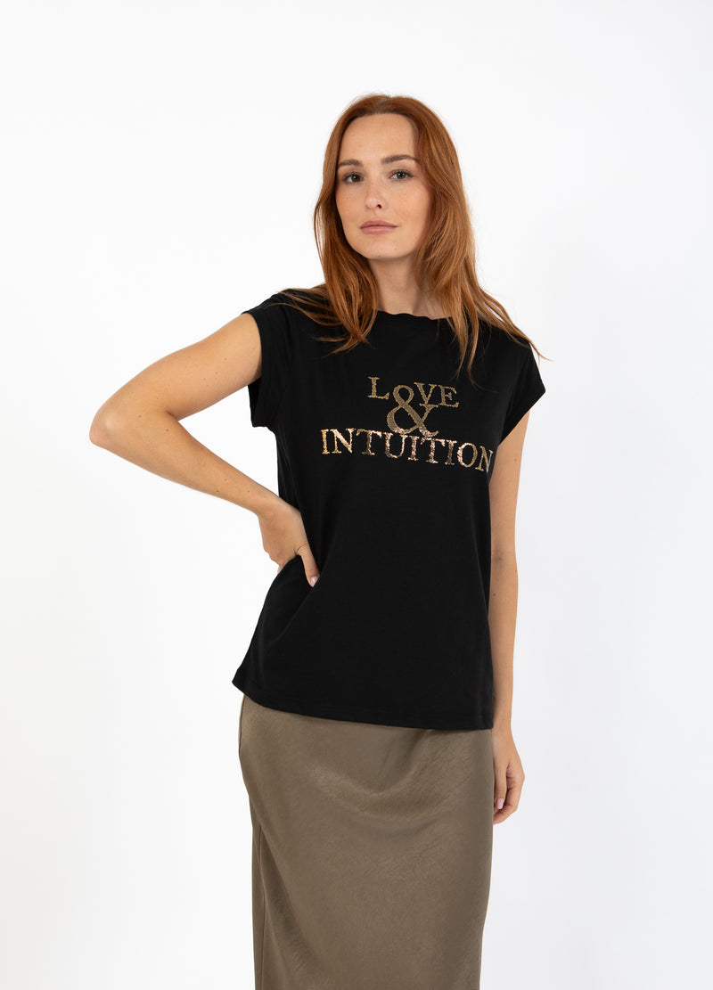 CC Heart CC HEART ALFI T-SHIRT - KEPSÄRM T-Shirt Black - 100