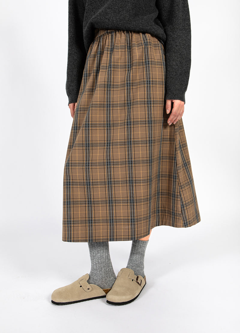 CC Heart CC HEART ALIA LÅNG KJOL Skirt Golden brown check - 793