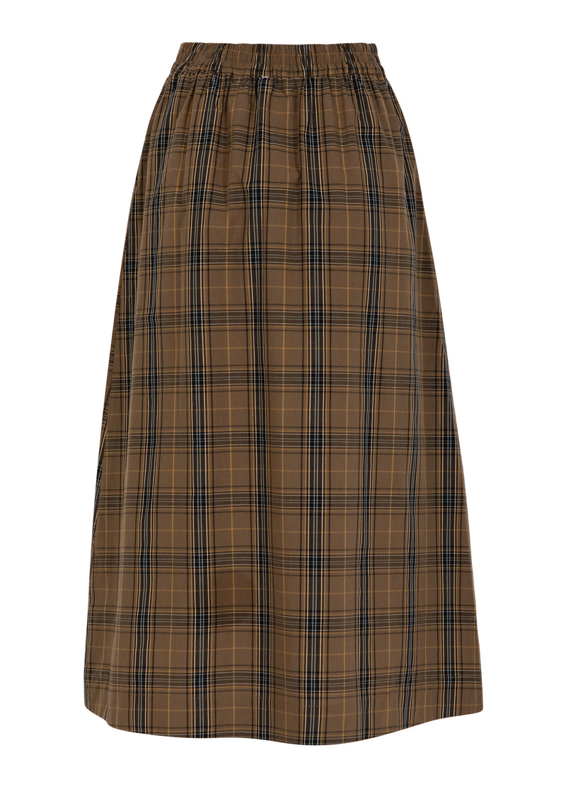 CC Heart CC HEART ALIA LÅNG KJOL Skirt Golden brown check - 793