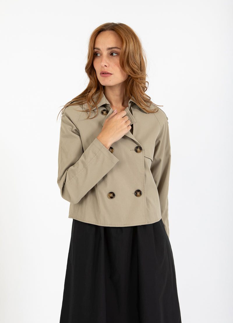 CC Heart CC HEART ALICIA KORT TRENCHCOAT Outerwear Sand olive - 406