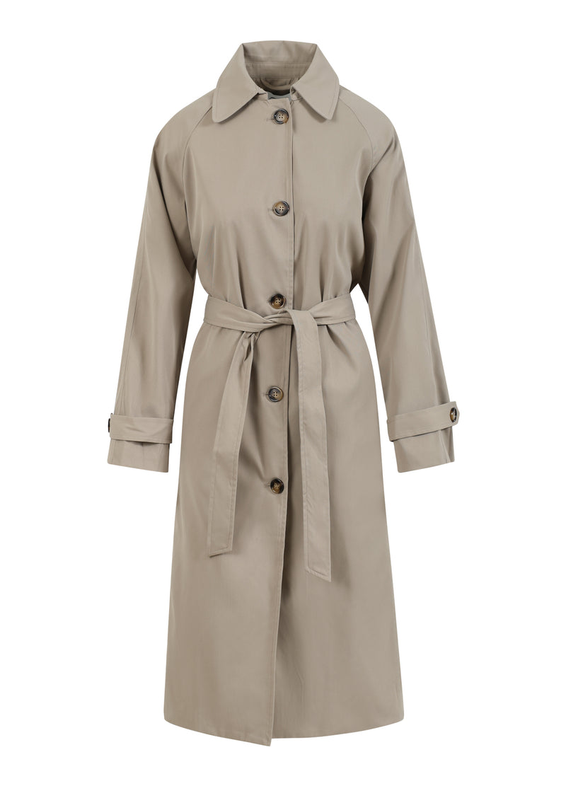 CC Heart CC HEART ALICIA LÅNG TRENCHCOAT Outerwear Sand olive - 406