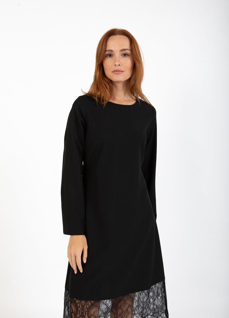 CC Heart CC HEART AMALIA KLÄNNING MED SPETSINSATS Dress Black - 100