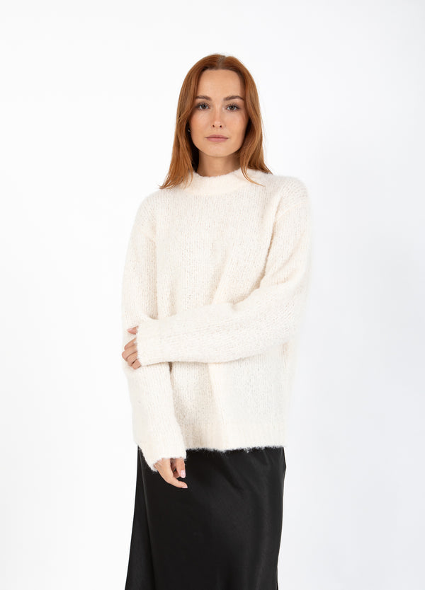 CC Heart CC HEART AMAYA STICKAD TRÖJA Knitwear Off white - 266