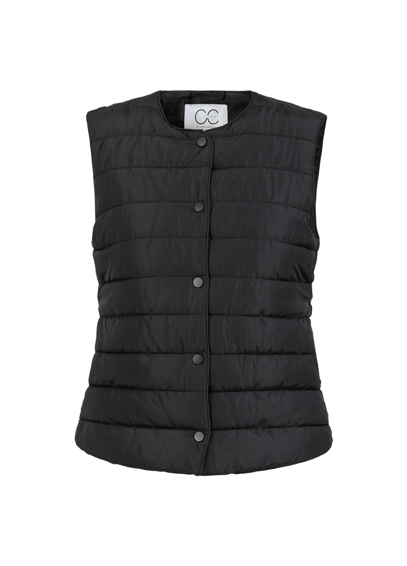 CC Heart CC HEART ASTA KVILTAD VÄST Outerwear Black - 100