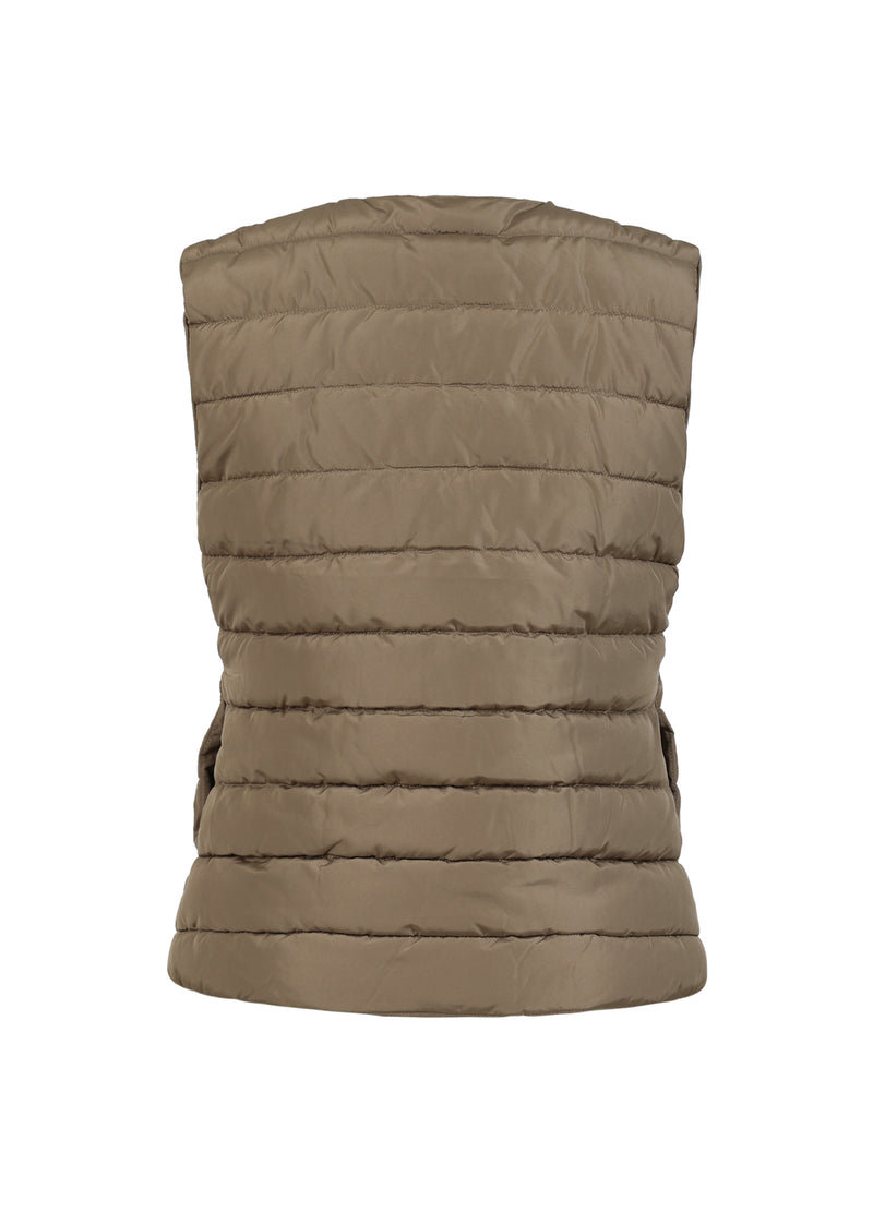 CC Heart CC HEART ASTA KVILTAD VÄST Outerwear Sand olive - 406