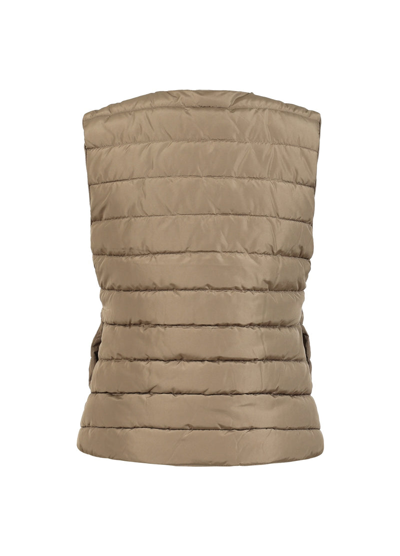 CC Heart CC HEART ASTA KVILTAD VÄST Outerwear Sand olive - 406